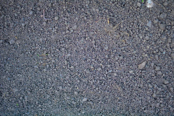 Tierra recién arada. Una textura en relieve marrón. Suelos sueltos para plantar. Agricultura. Negocio agrícola. Tecnología de cuLtivación de alimentos. Trabajos de campo de primavera —  Fotos de Stock