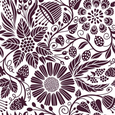 Kusursuz çiçek deseni