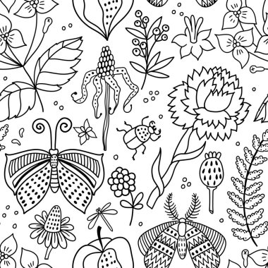 Kusursuz çiçek deseni