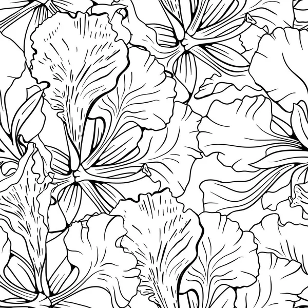 Modèle floral sans couture — Image vectorielle