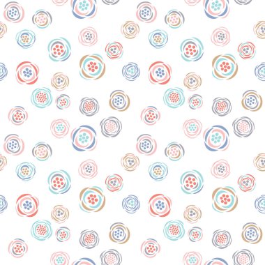 Renkli vektör çiçek desenli