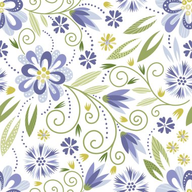 Kusursuz çiçek deseni. 