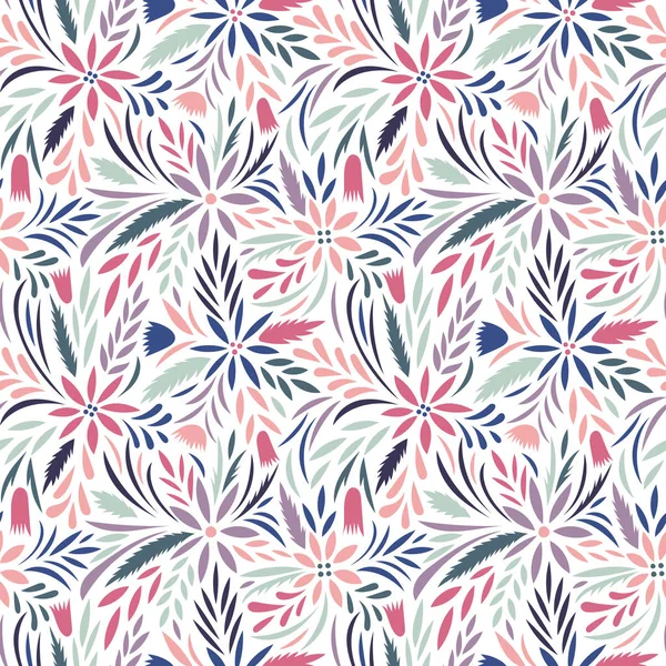 Modèle floral sans couture — Image vectorielle