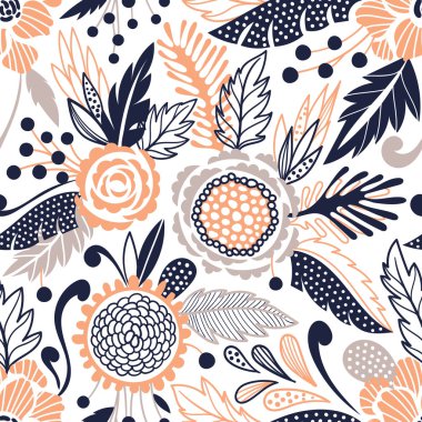 Kusursuz çiçek deseni