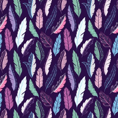 Tüyler sorunsuz vektör desen