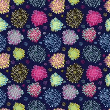 Kusursuz çiçek deseni