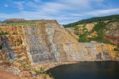 Açık çukur altın cevheri ocağı maden madencilik teknolojisi