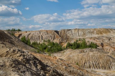 Şaşırtıcı kaoline Çin taş ocağı açık çukur mayın terk 