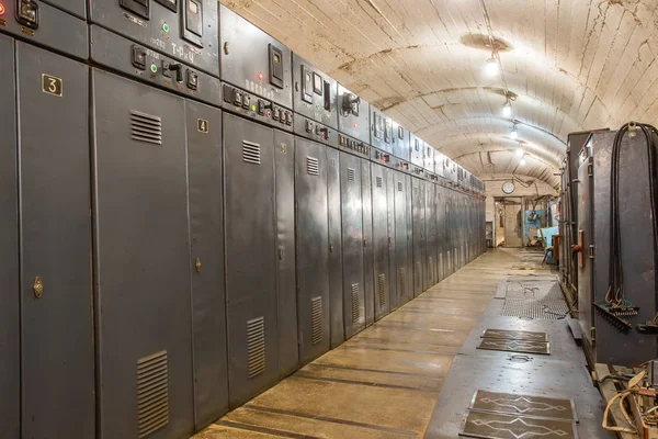 Underground gold ore mine shaft transformer electrical room