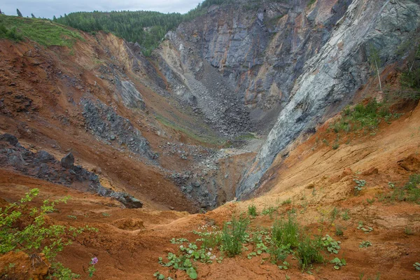 Colonización Tierra Prohibió Minería Zona Desplazamiento Masivo — Foto de Stock