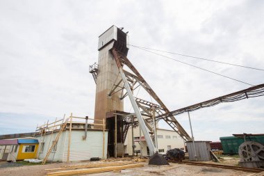 Headframe tuz benim Madencilik Sanayi Milli Küçük