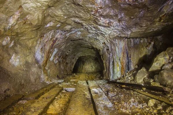 Starý Měděný Důlní Tunel — Stock fotografie
