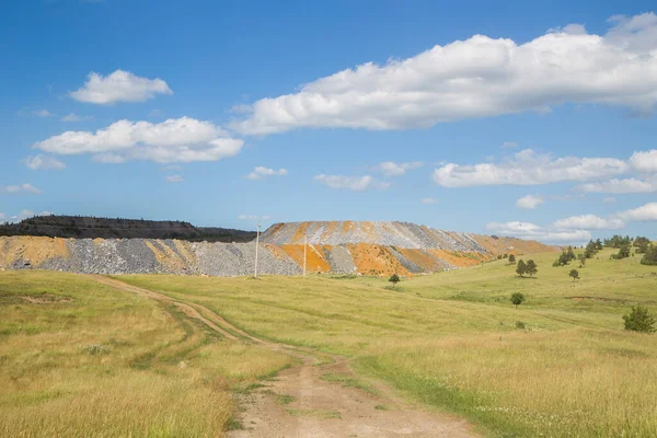 Gran Volcado Piedra Sitio Mina — Foto de Stock