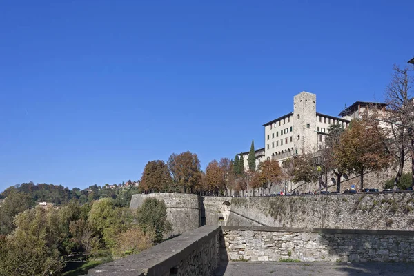 Bergamo, citt alta, Италия — стоковое фото