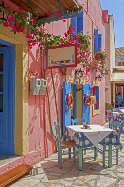 tipik bir Yunan Taverna 