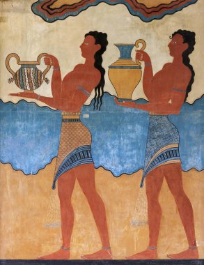 Kupası taşıyıcı fresk Knossos üzerinden