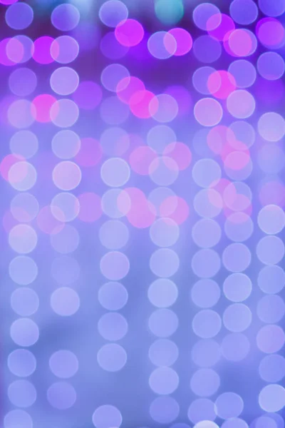 Abstract Blue Blurred Lights Bokeh Background — Stock Photo, Image