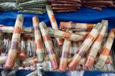 Satılık Market Stall Bir Paket Baharat Farklı Türleri