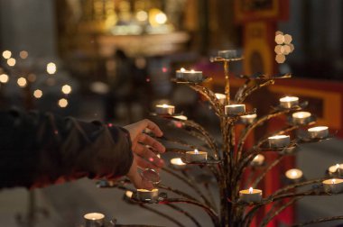 Roma İtalya 2013 yılında antik tarihi Decoraton sanatla kilise katedral Inerior