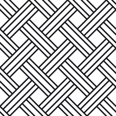 Siyah ve beyaz çizgiler, sorunsuz tuval desen