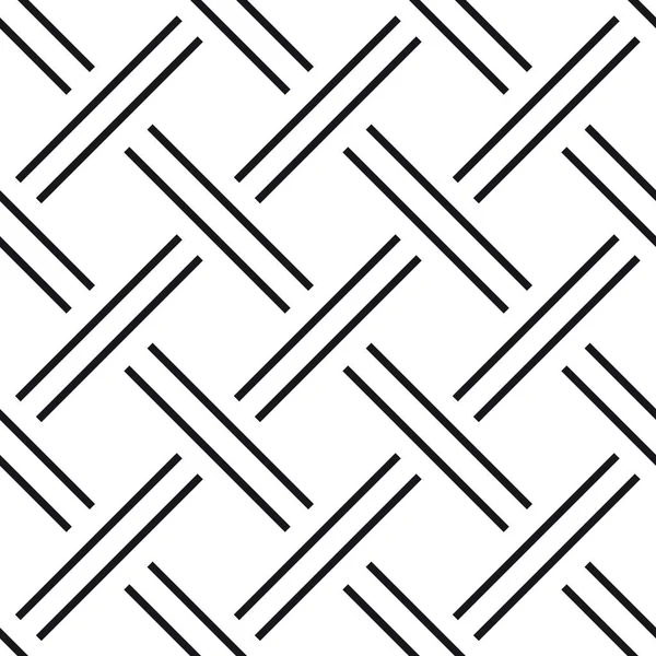 Motif lignes noir et blanc — Image vectorielle