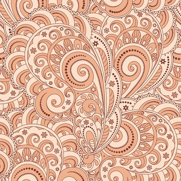 Paisley ornamento, patrón sin costuras — Archivo Imágenes Vectoriales