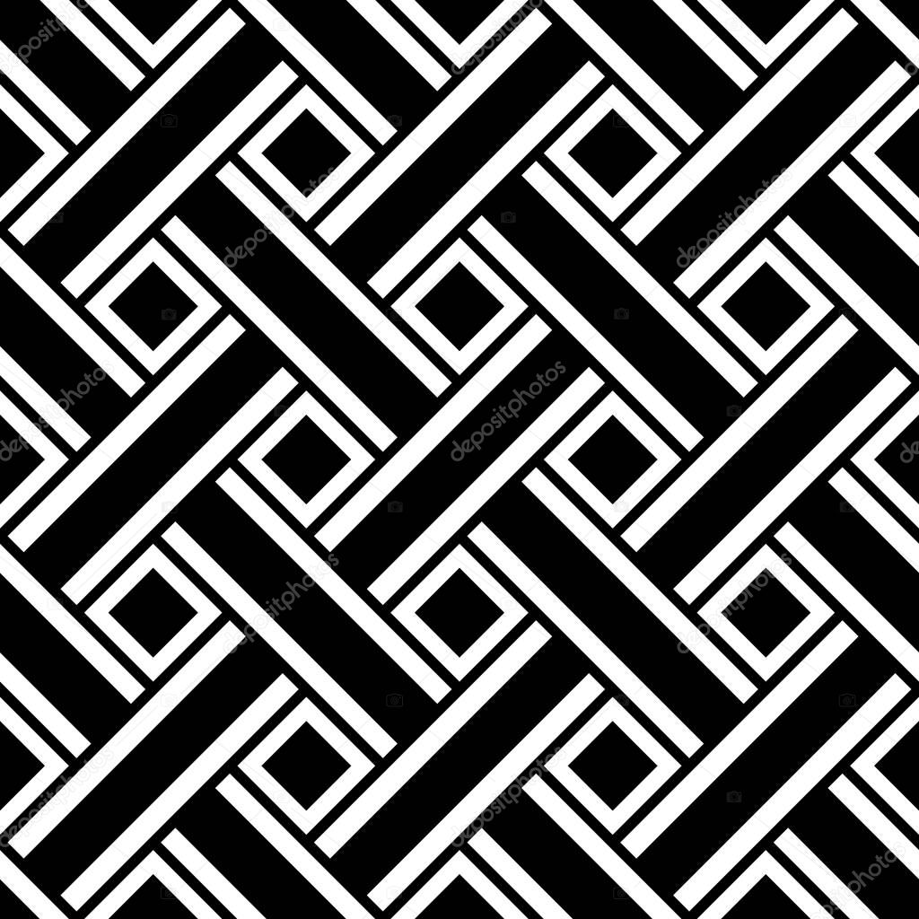 Seamless pattern of interlaced lines