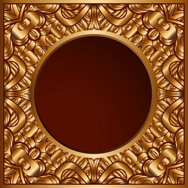 Vintage gold ornamental Hintergrund — Stockvektor