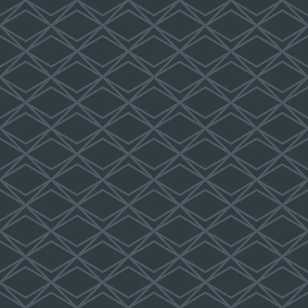 Einfaches Geometrisches Muster Neutraler Farbe Abstrakter Dunkelgrauer Hintergrund Nahtlose Diamantförmige — Stockvektor