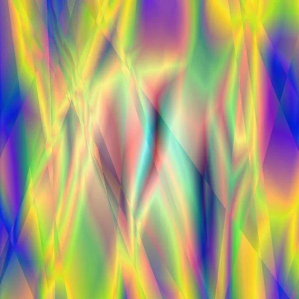 Abstrakter Holographischer Hintergrund Mit Irisierendem Neoneffekt Stil Von 1980 — Stockvektor