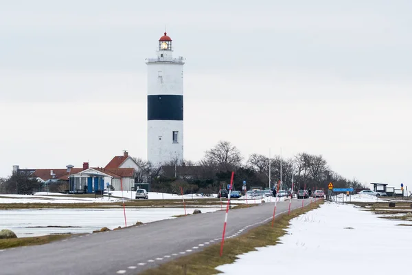 Winter at Ottenby Lighthouse in Sweden — Stock Photo, Image