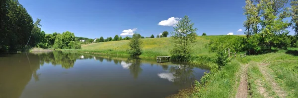 Beautiful lake near the forest — Stock Photo, Image