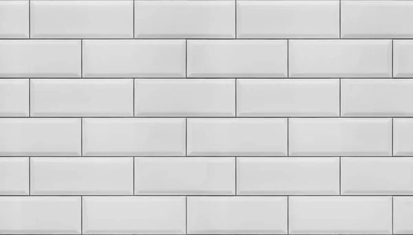 Wall of white tiles. — Stock Photo, Image