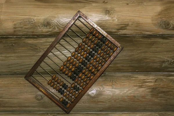 Abacus på väggen. — Stockfoto