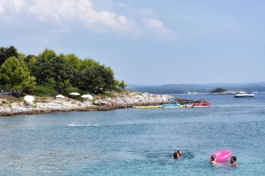 Hırvatistan 'daki tatil beldelerinde.