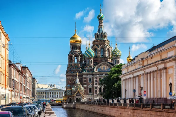Sankt Petersburg Russland Juni Blick Auf Die Kathedrale Der Auferstehung — Stockfoto
