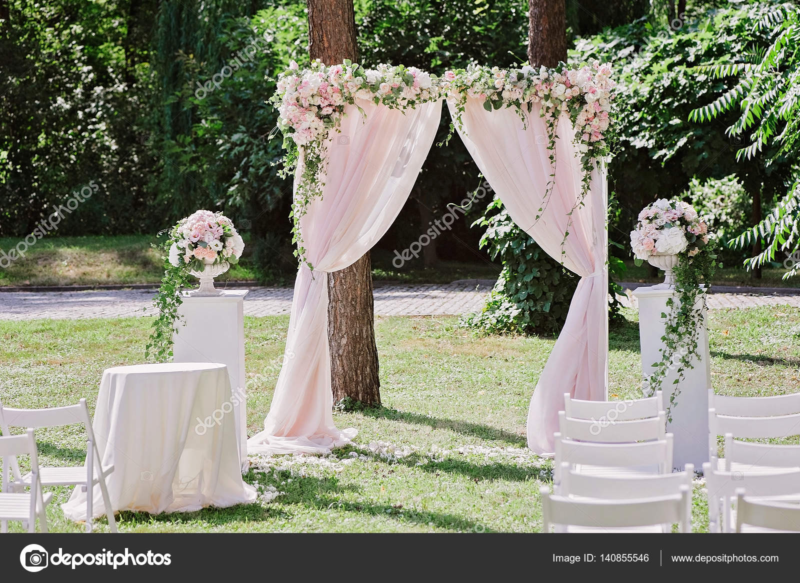 Wedding Gazebo Decorating Ideas Arch For The Wedding Ceremony