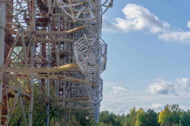 Şehir ruhu Pripyat. Chernobyl dışlama bölgesi. Çernobil nükleer santralinde meydana gelen kaza. Kazaların sonuçları. Sarı radyasyon işareti. Tehlikeli bir bölge. Radyasyon ile enfeksiyon.