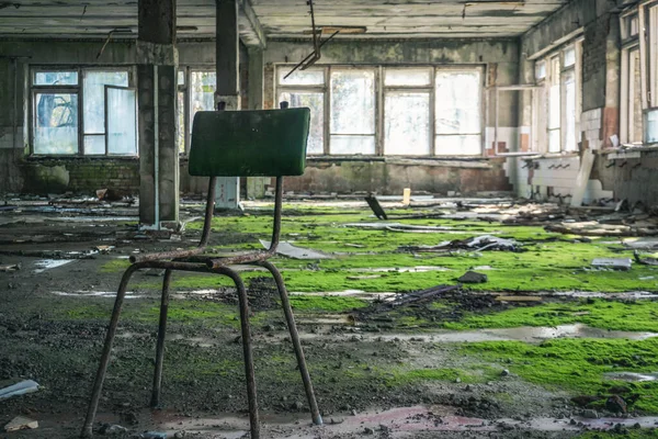 Припять Призрак Города Зона Отчуждения Чернобыля Авария Чернобыльской Аэс Последствия — стоковое фото