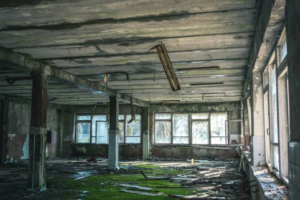 Městský Duch Pripjat Zóna Vyloučení Černobylu Nehoda Jaderné Elektrárny Černobylu — Stock fotografie