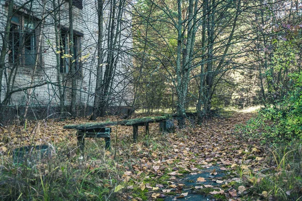 Fantôme Ville Pripyat Zone Exclusion Tchernobyl Accident Centrale Nucléaire Tchernobyl — Photo