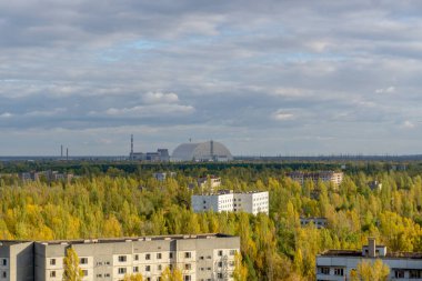 Şehir ruhu Pripyat. Chernobyl dışlama bölgesi. Çernobil nükleer santralinde meydana gelen kaza. Kazaların sonuçları. Sarı radyasyon işareti. Tehlikeli bir bölge. Radyasyon ile enfeksiyon.