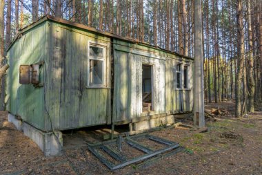 Şehir ruhu Pripyat. Chernobyl dışlama bölgesi. Çernobil nükleer santralinde meydana gelen kaza. Kazaların sonuçları. Sarı radyasyon işareti. Tehlikeli bir bölge. Radyasyon ile enfeksiyon.