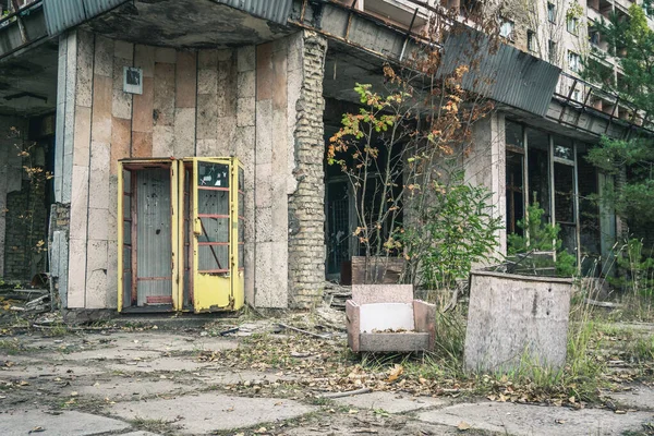 Припять Призрак Города Зона Отчуждения Чернобыля Авария Чернобыльской Аэс Последствия — стоковое фото