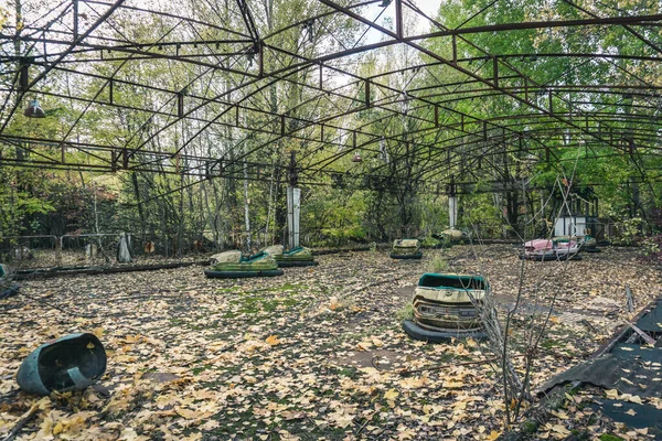 Stad Ghost Pripyat Uitsluitingsgebied Van Tsjernobyl Het Ongeval Kerncentrale Van — Stockfoto