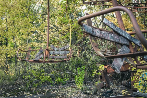 Stad Ghost Pripyat Uitsluitingsgebied Van Tsjernobyl Het Ongeval Kerncentrale Van — Stockfoto