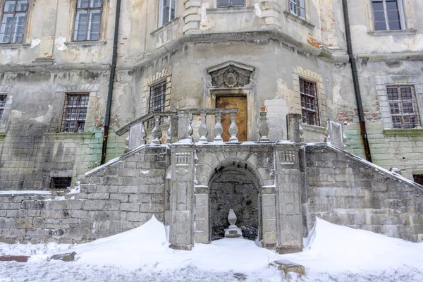 Alte Burg Podgoretsky Burg Elemente Der Architektur Des Antiken Schlosses — Stockfoto