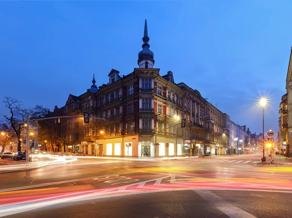 Gliwice, Polonya sokakta güzel evde