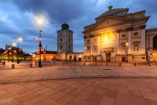 Centro de Varsovia por la mañana . — Foto de Stock
