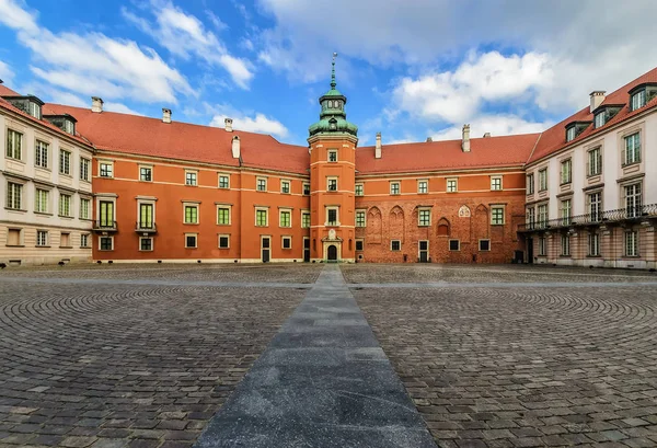 Castelo Real o pátio interno, Varsóvia — Fotografia de Stock